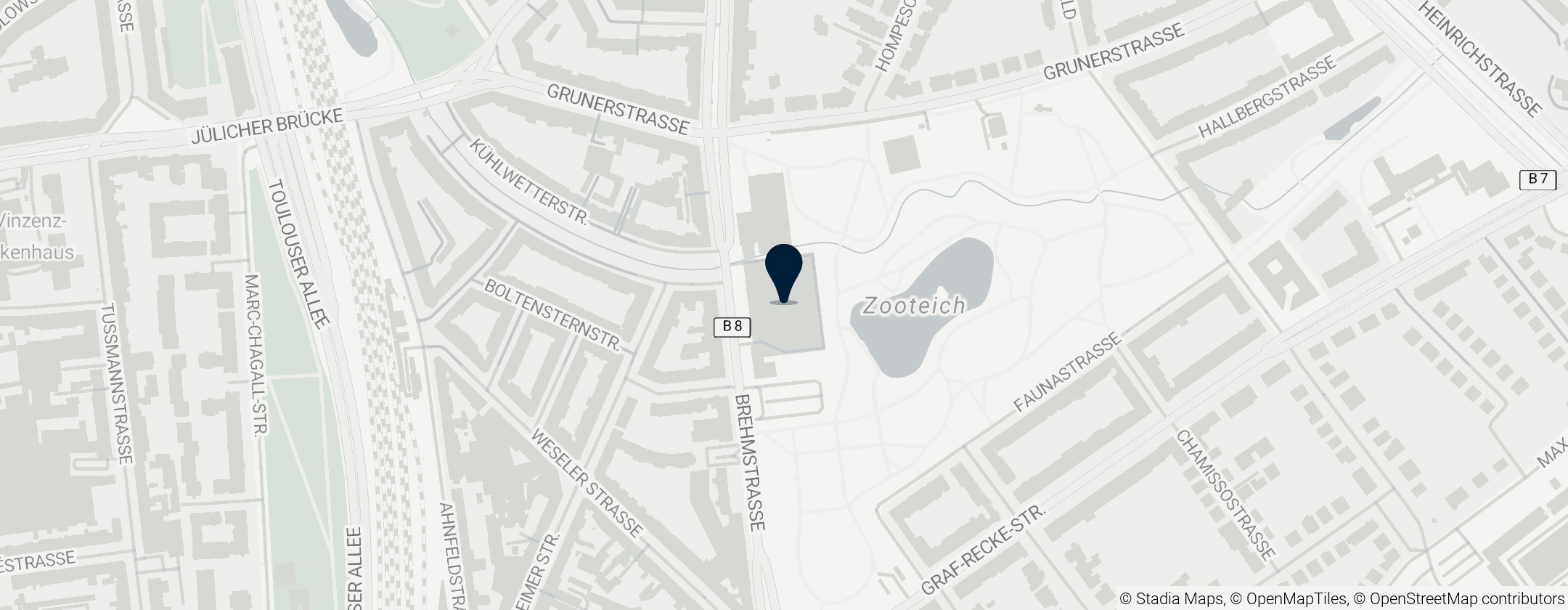 Map of Eisstadion an der Brehmstraße