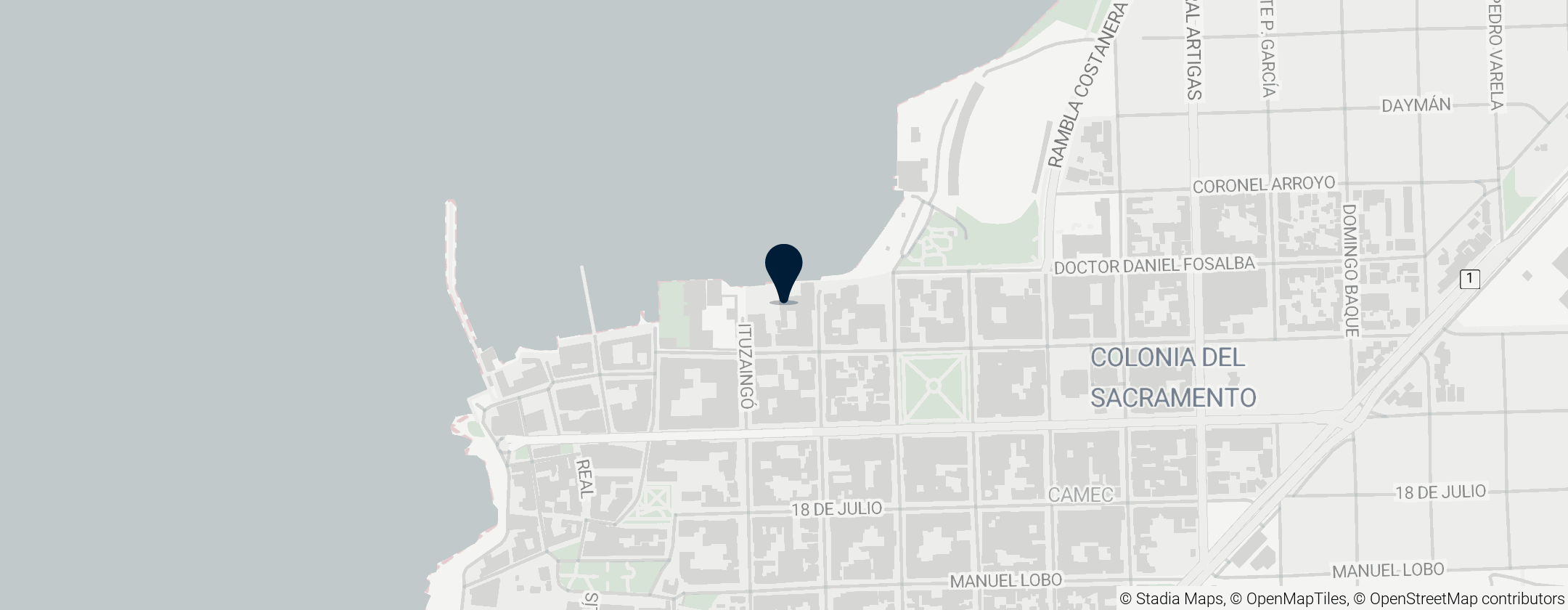 Map of Colonia del Sacramento Casino