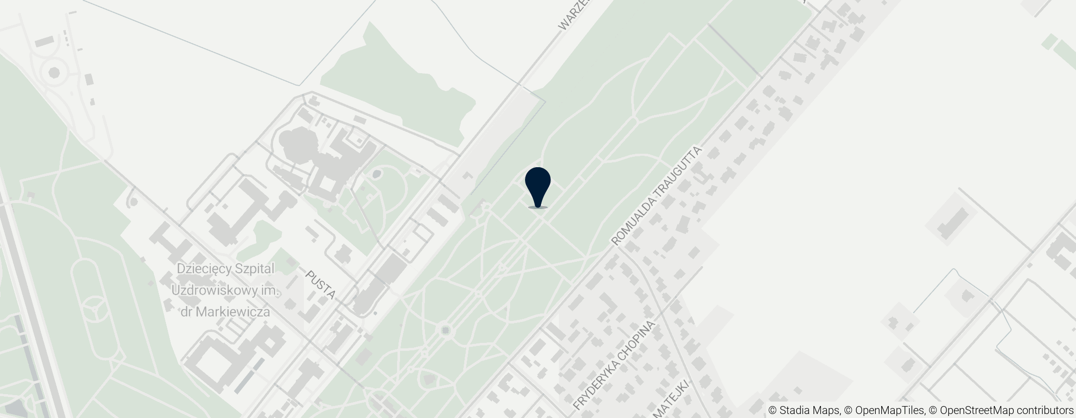 Map of Parc thermal de Ciechocinek