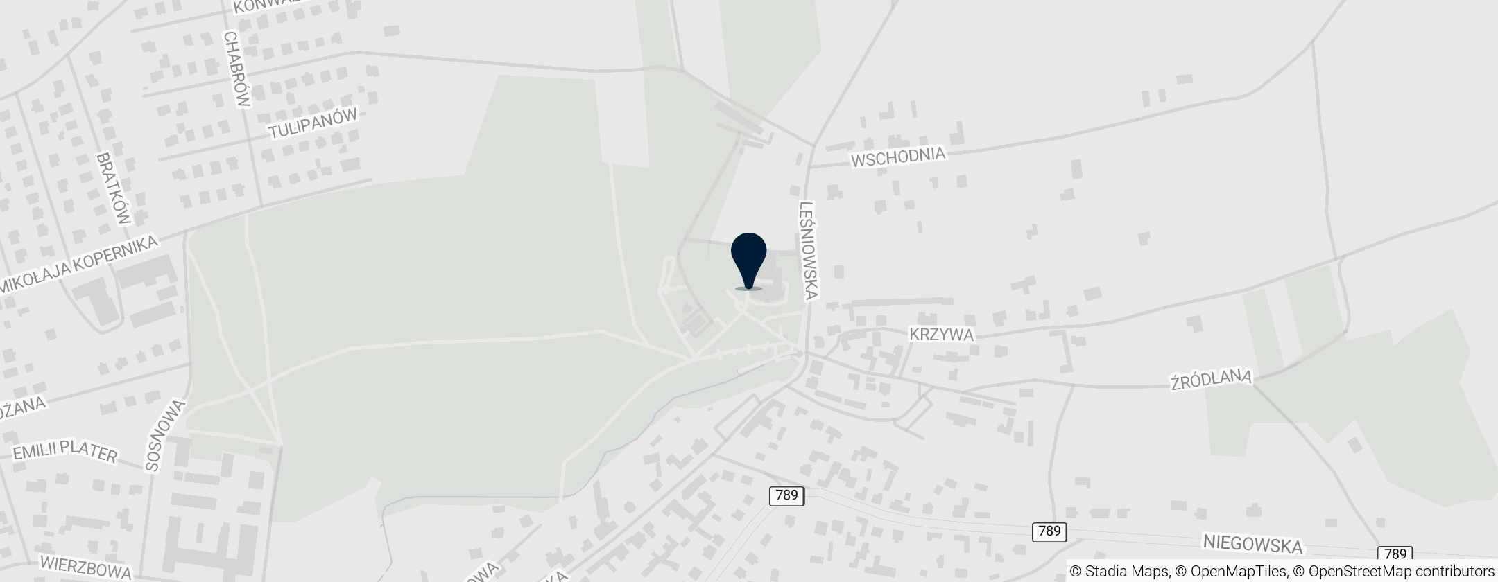 Map of Sanktuarium Matki Bożej Leśniowskiej Patronki Rodzin