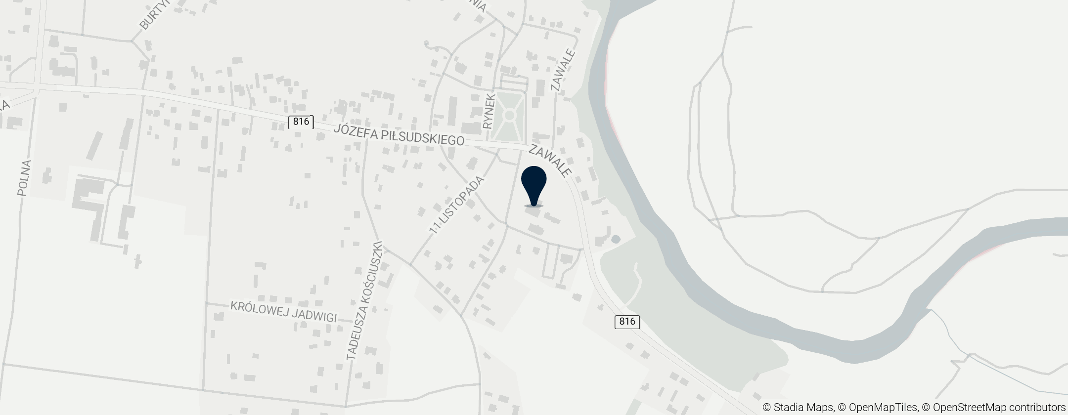 Map of Kościół św. Jacka w Horodle