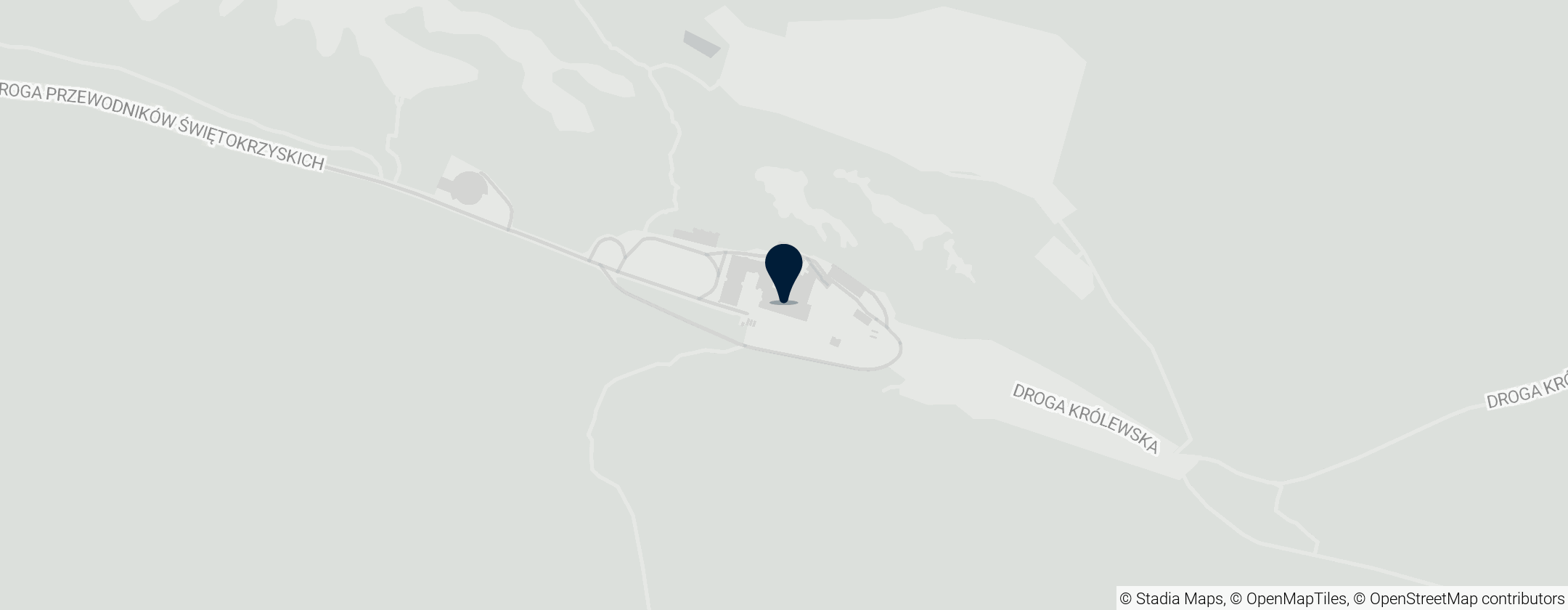 Map of Kościół pw. Trójcy Świętej na Świętym Krzyżu