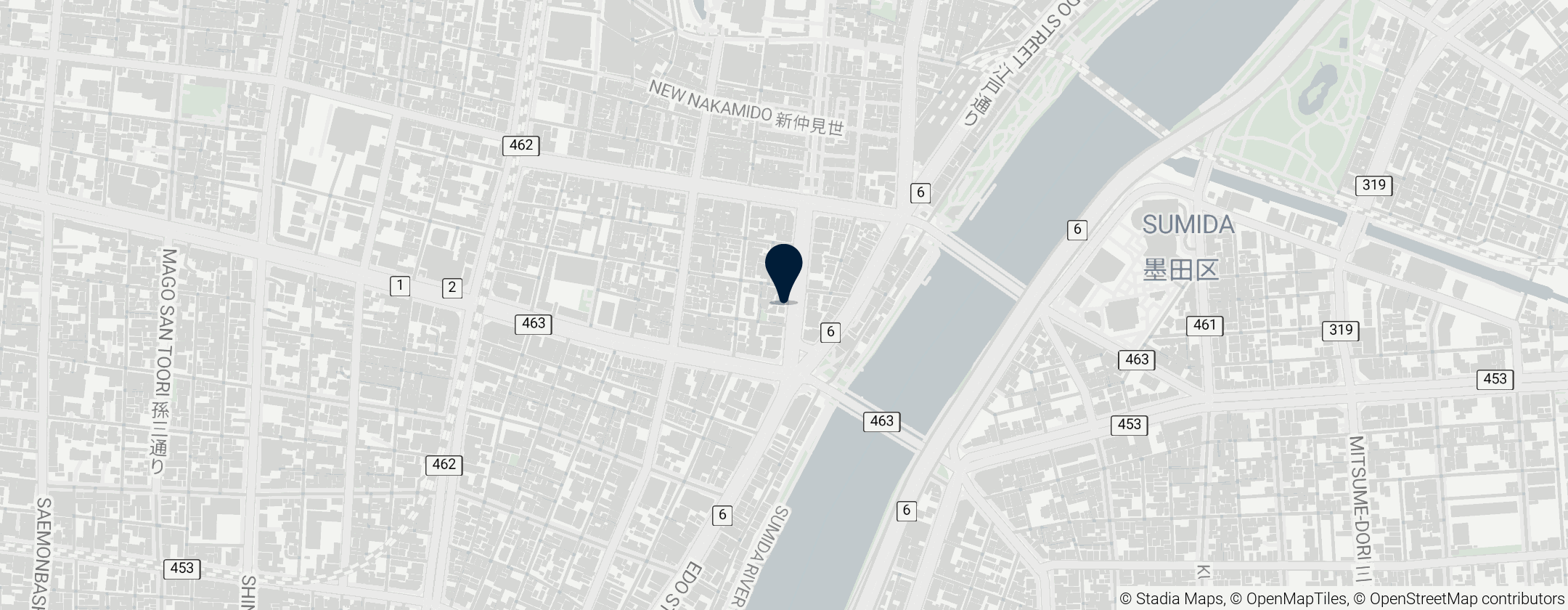 Map of Namiki Yabusoba