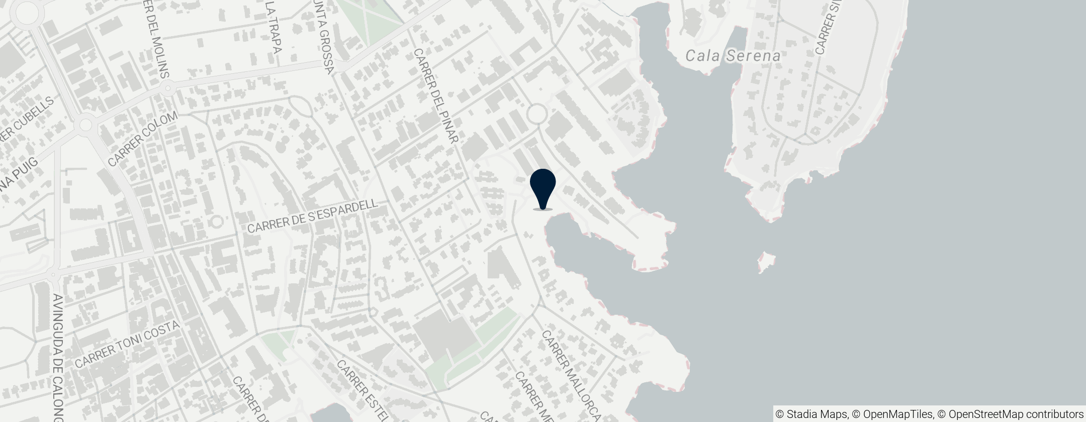 Map of Cala Esmeralda Beach