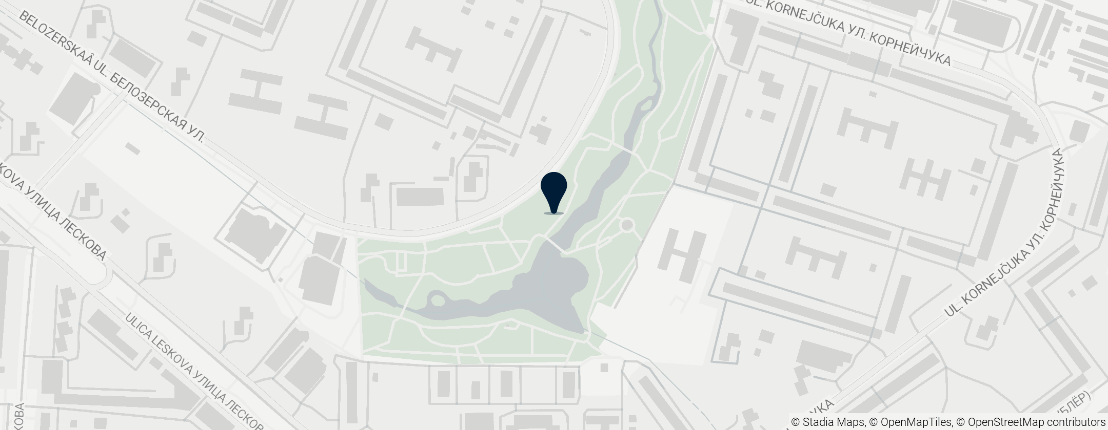 Map of Bibirevo ethnographic village