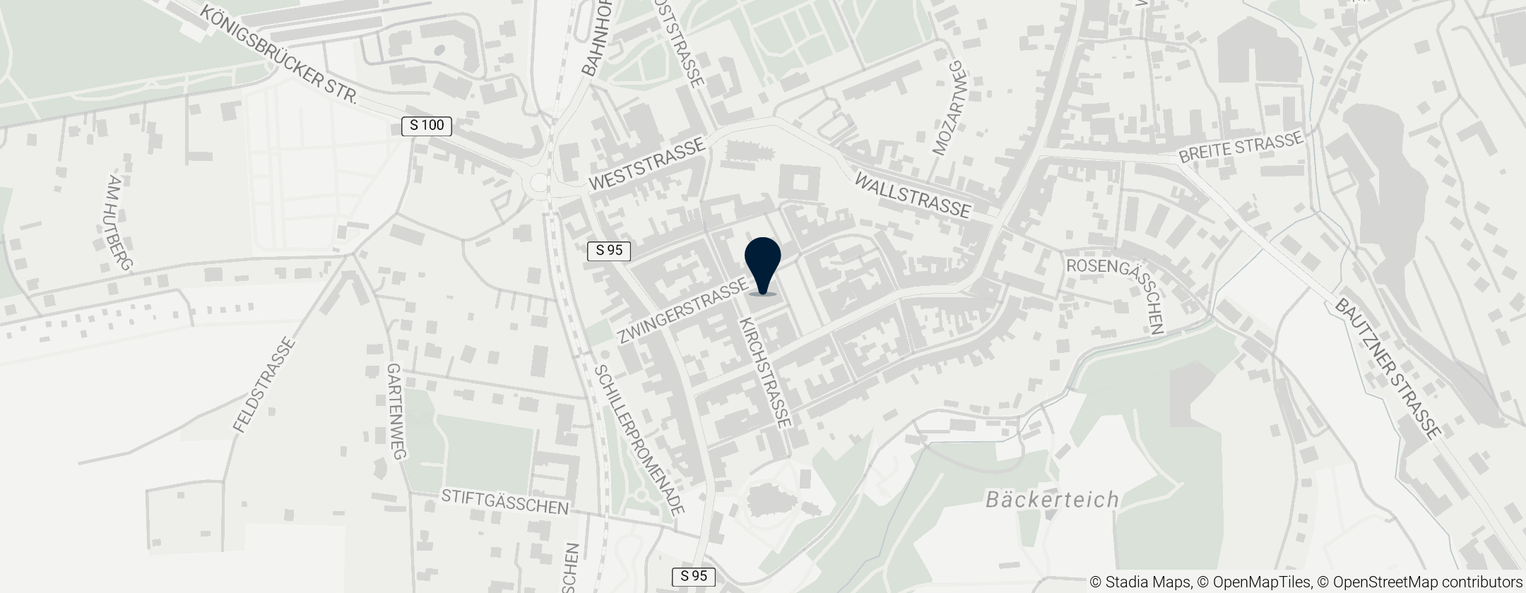 Map of Rathaus Kamenz