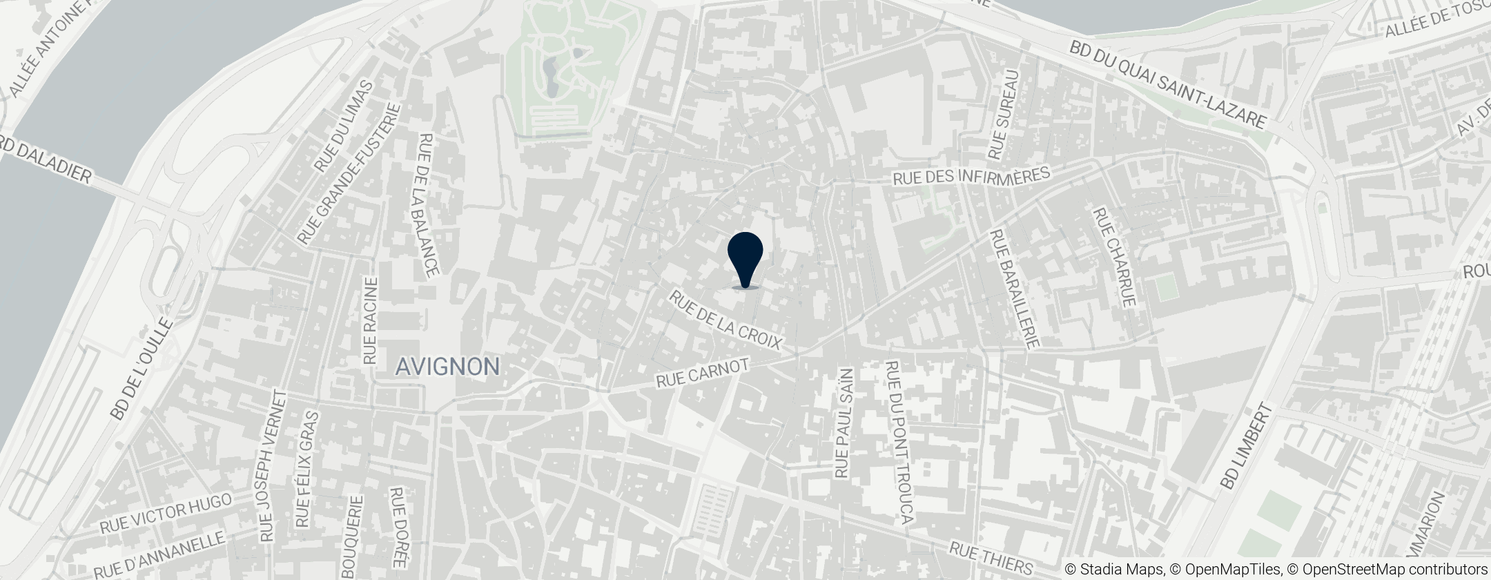 Map of Municipal Archives, Avignon