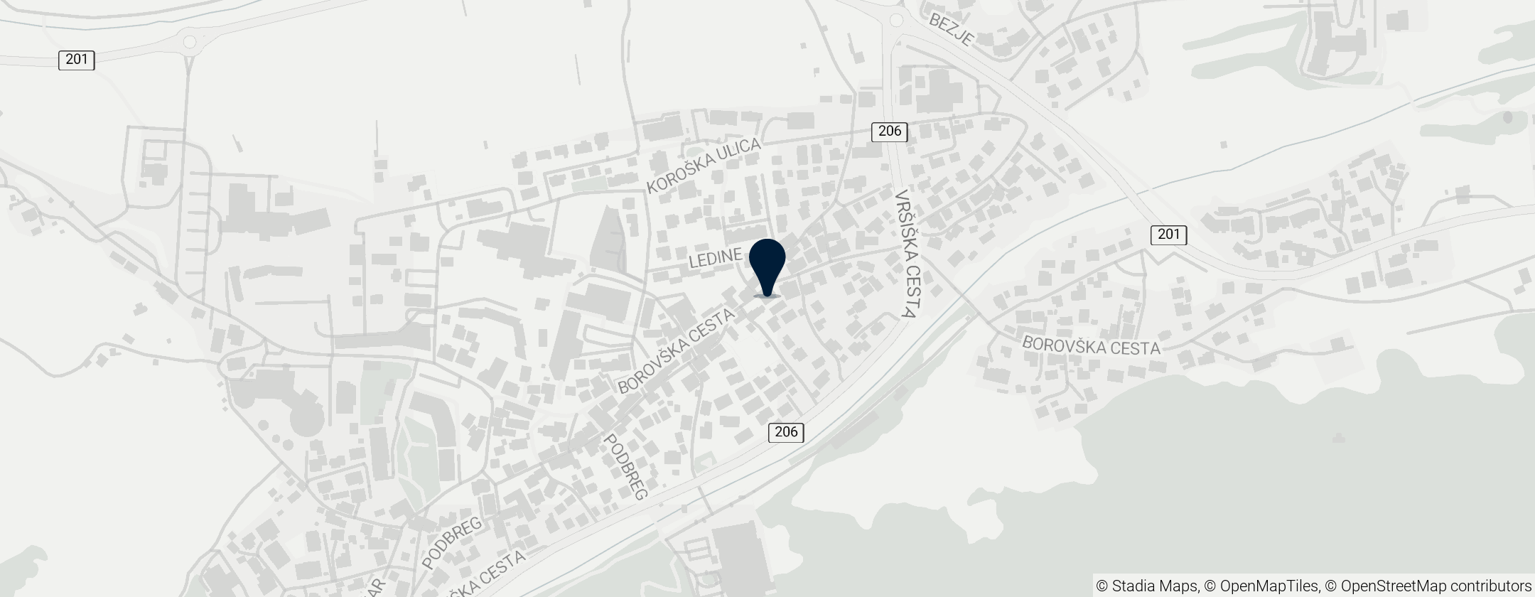 Map of Liznjek House