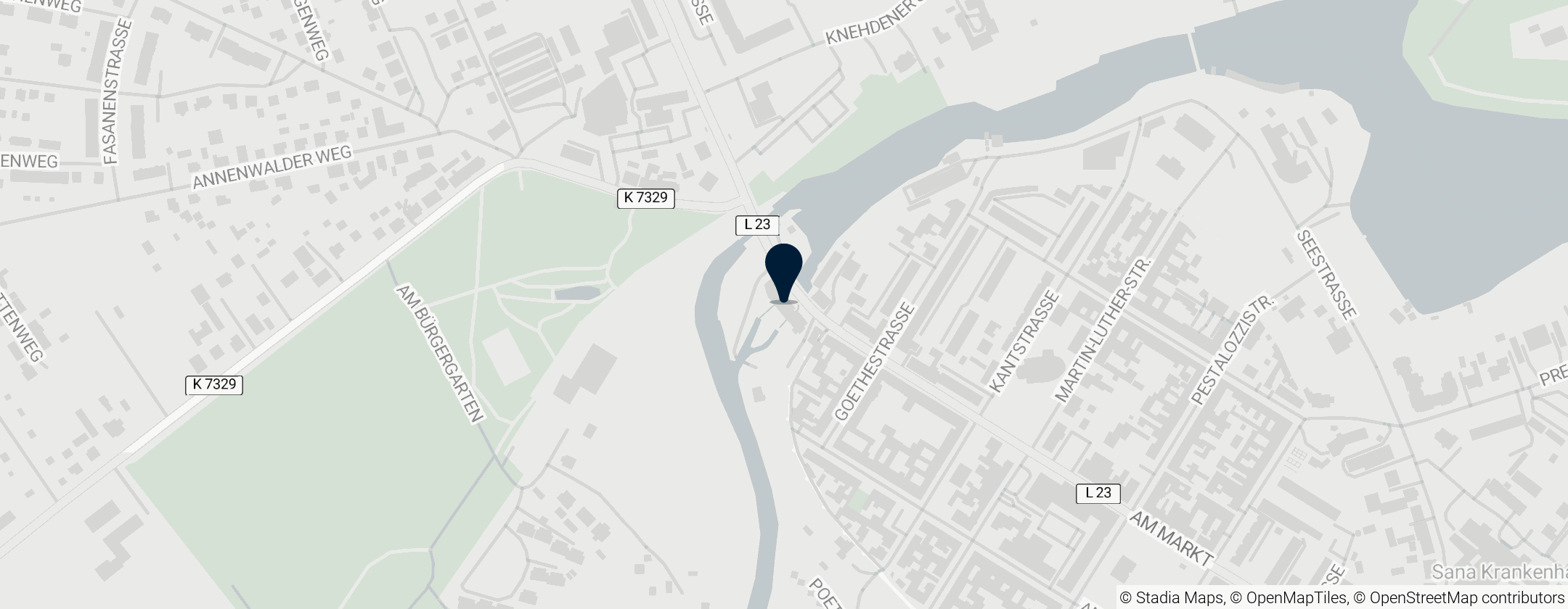 Map of Alte Mühle Templin