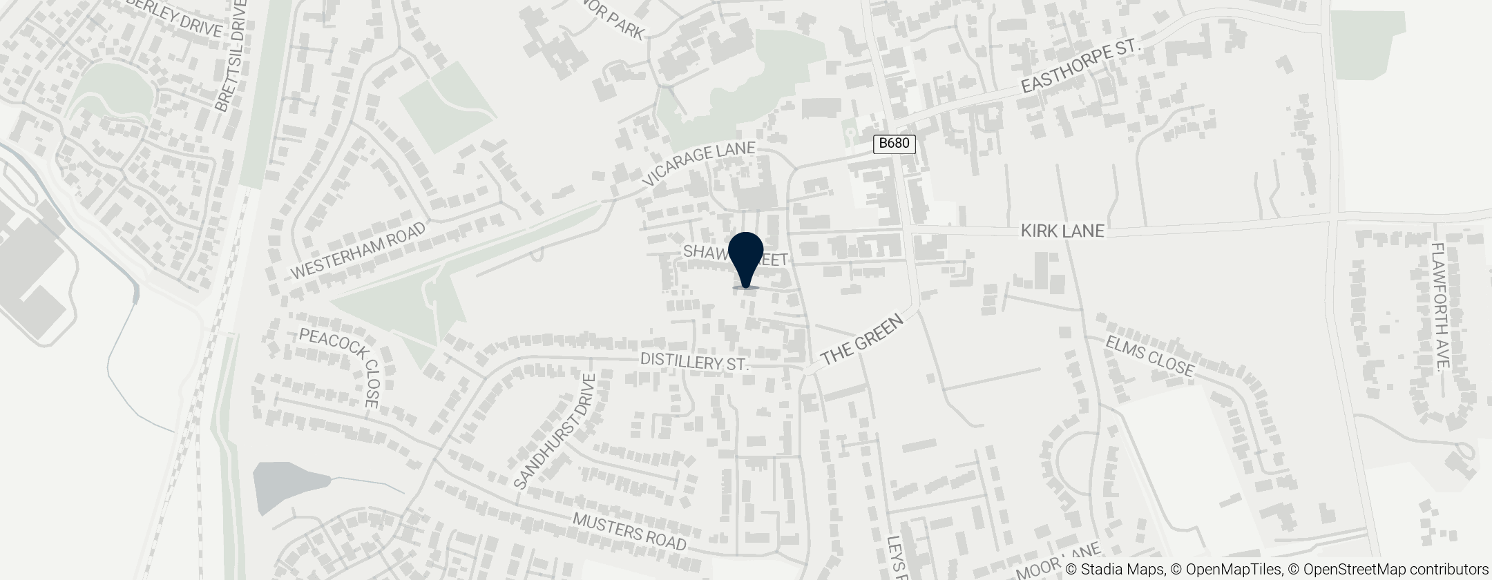 Map of Ruddington Framework Knitters Museum