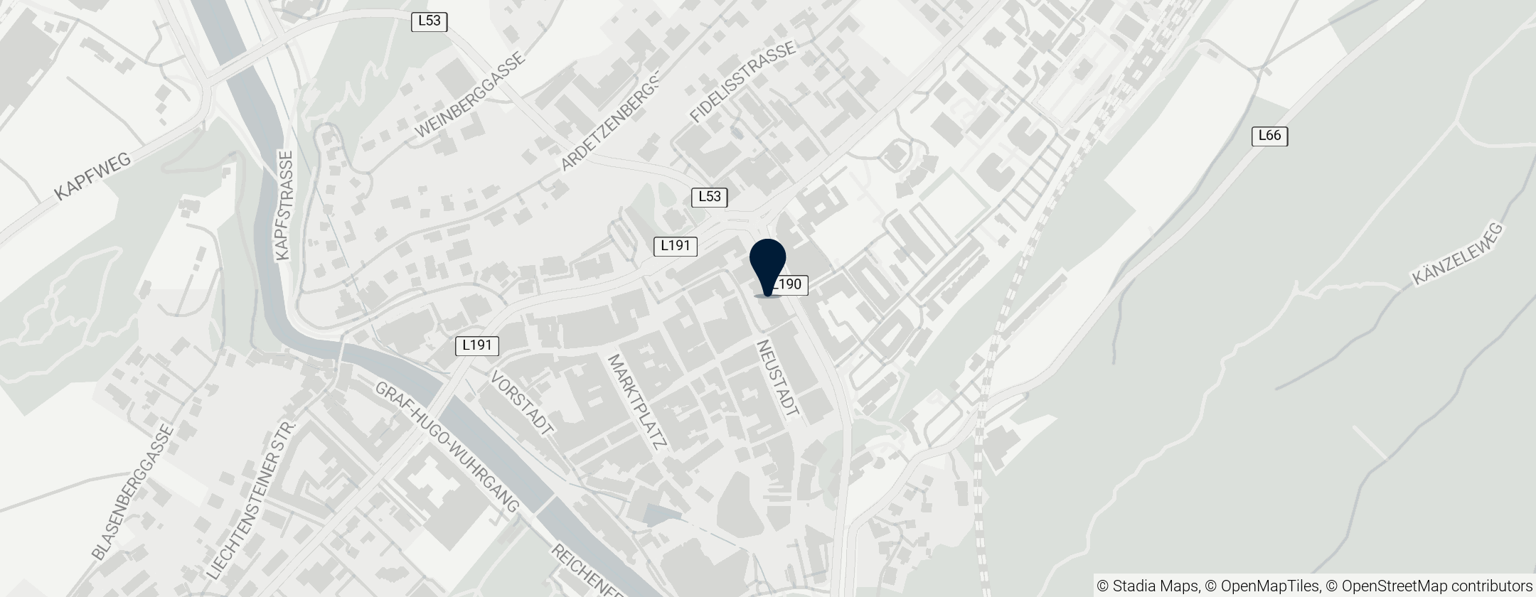 Map of Feldkirch Cathedral