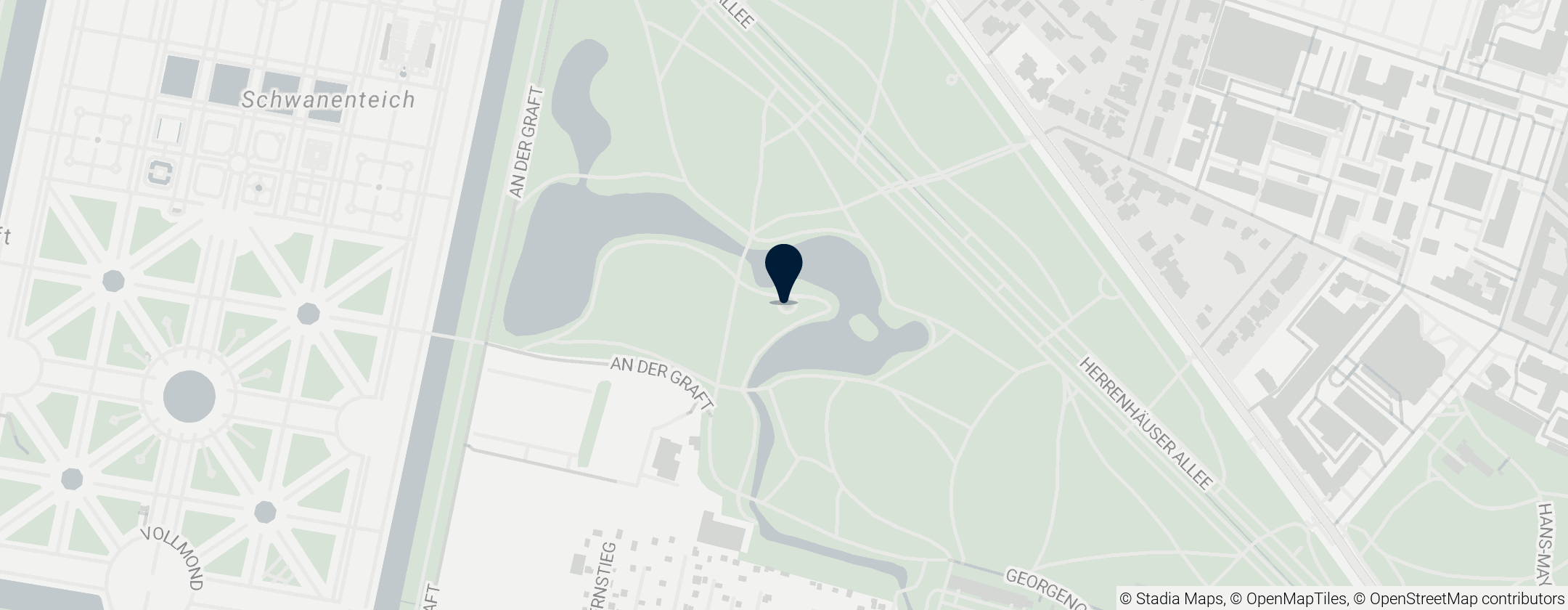 Map of Herrenhauser Garten