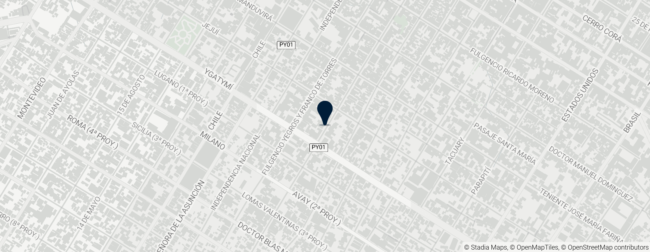 Map of el nómada hostel