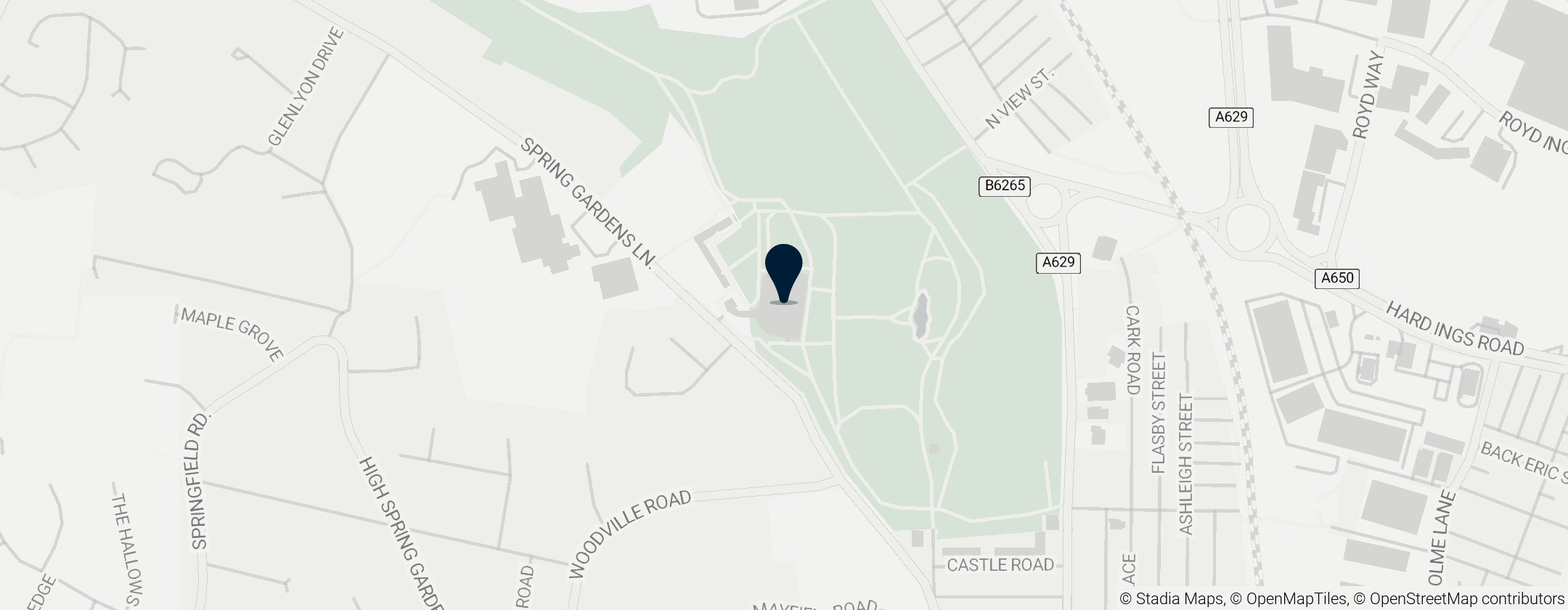 Map of Cliffe Castle