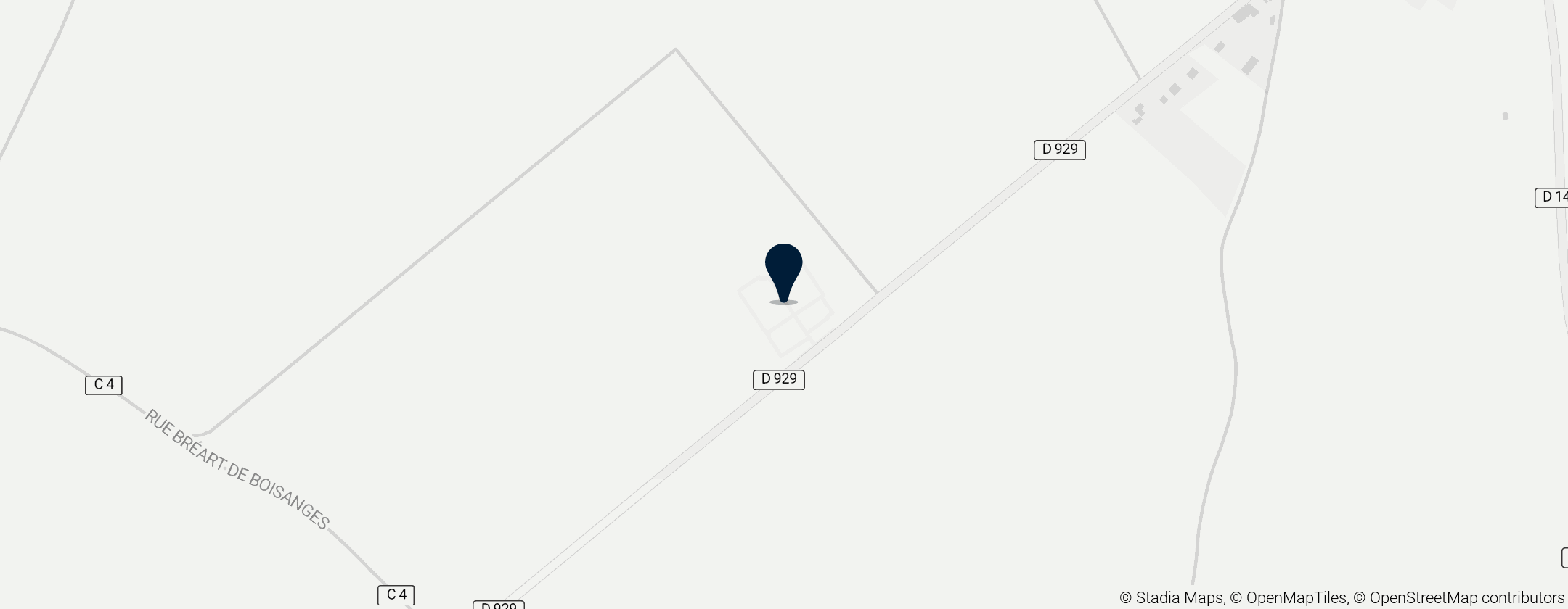 Map of Pozières Memorial to the Missing