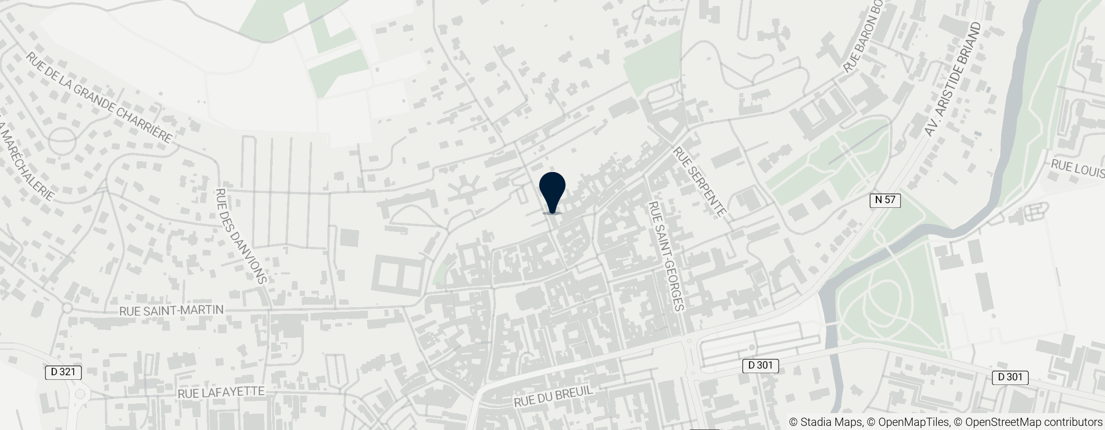 Map of Hôtel de Magnoncourt