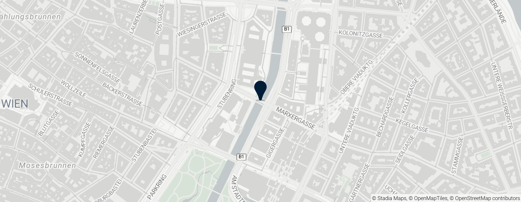 Map of Kleine Marxerbrücke