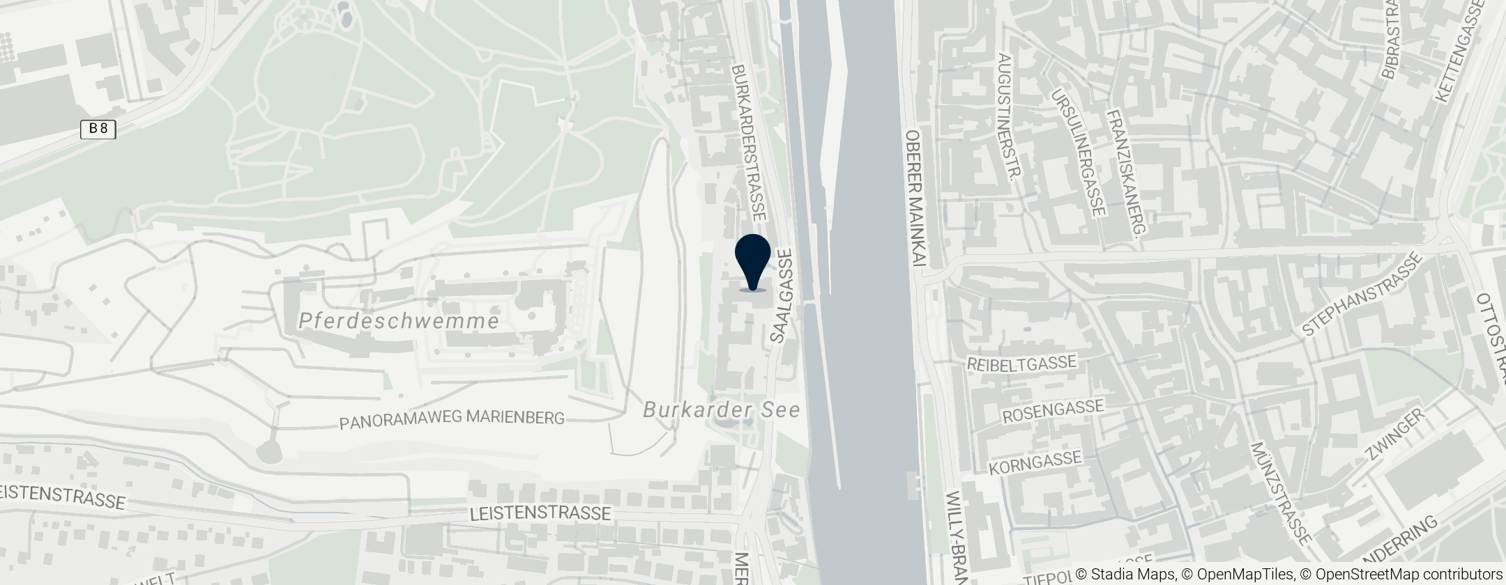 Map of St. Burchard's Abbey, Würzburg