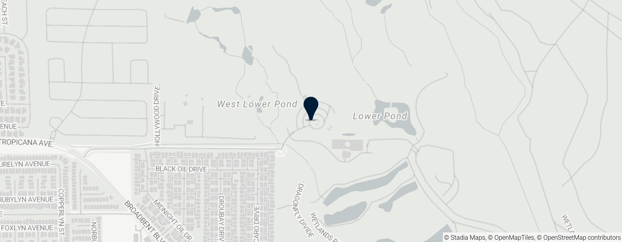 Map of Clark County Wetlands Park