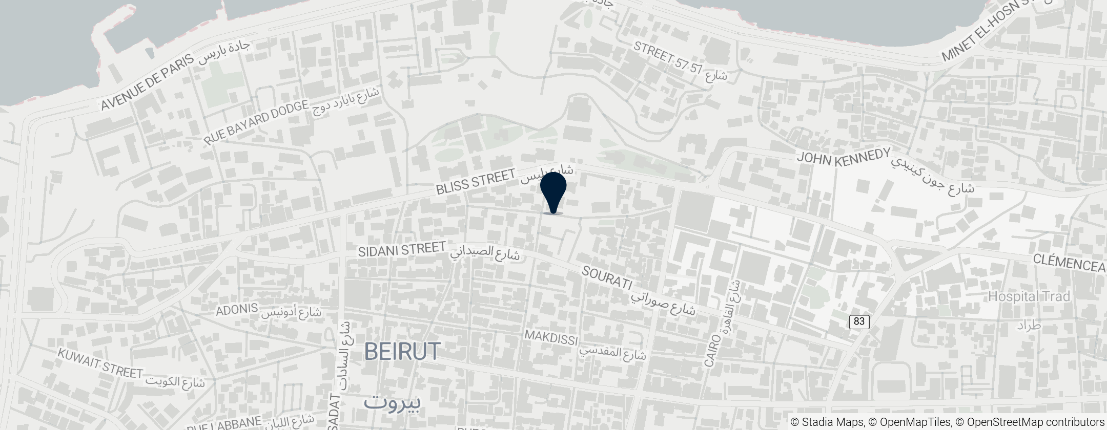 Map of Oriental Art Centre