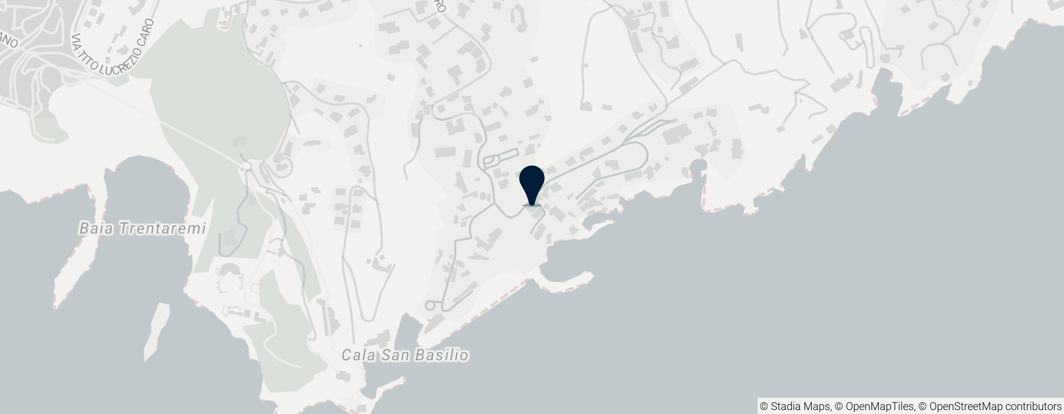 Map of Santa Maria del Faro