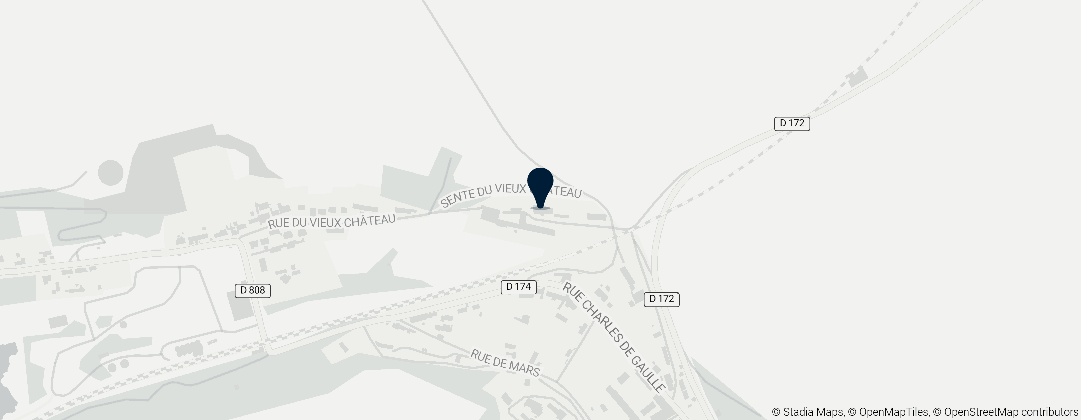 Map of Château de Vierzy