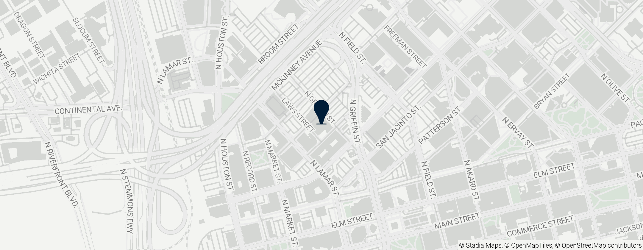 Map of Dallas World Aquarium