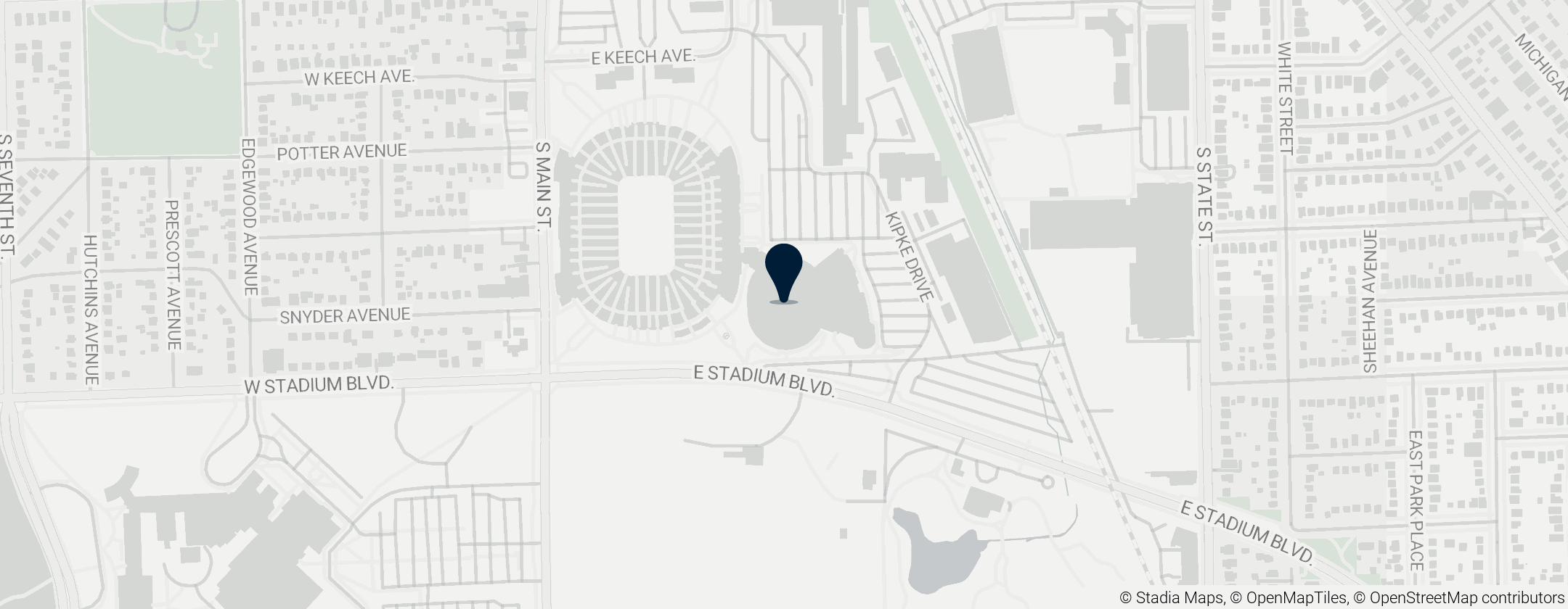 Map of Crisler Center