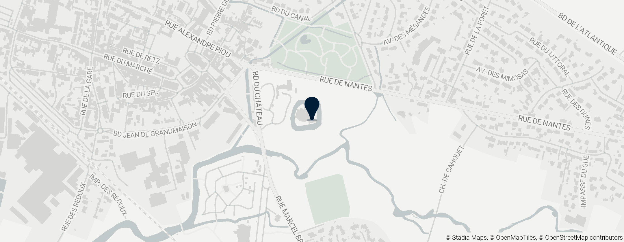 Map of Château de Gilles de Retz