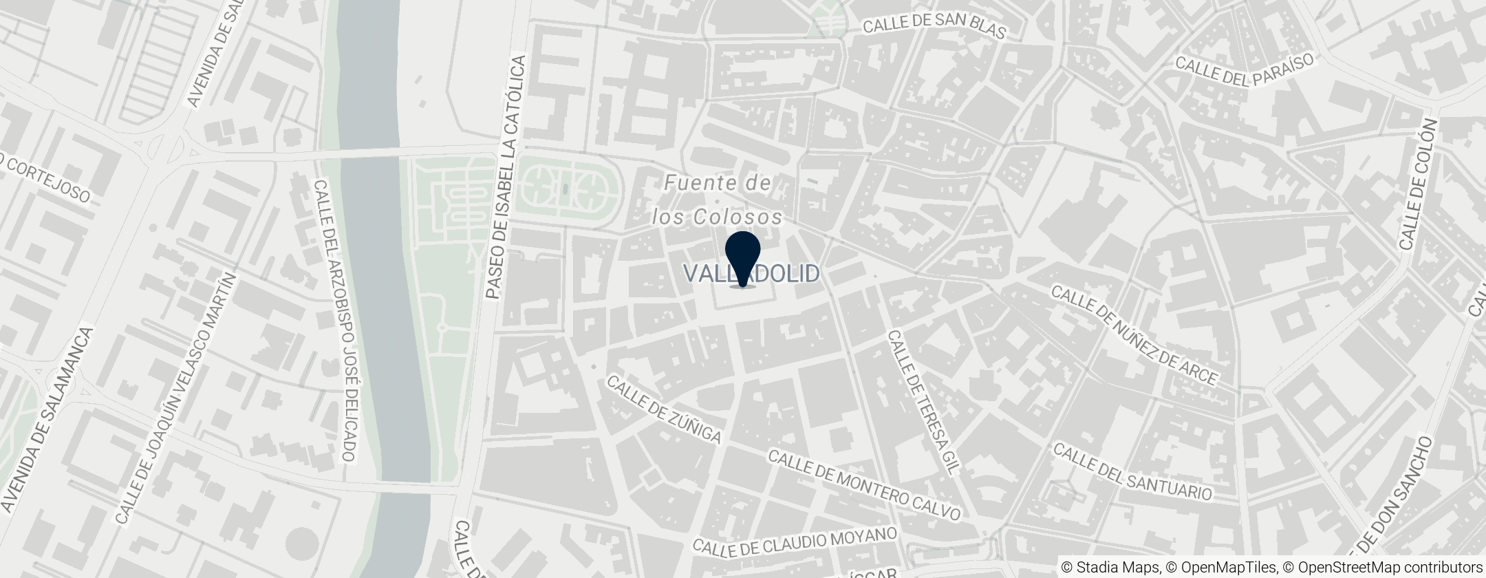 Map of Estatua del Conde Ansúrez