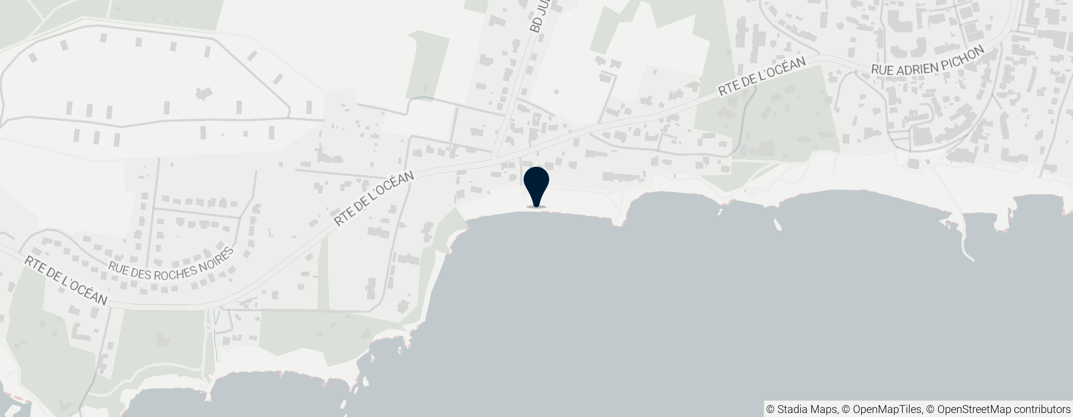 Map of Grand Traict Beach