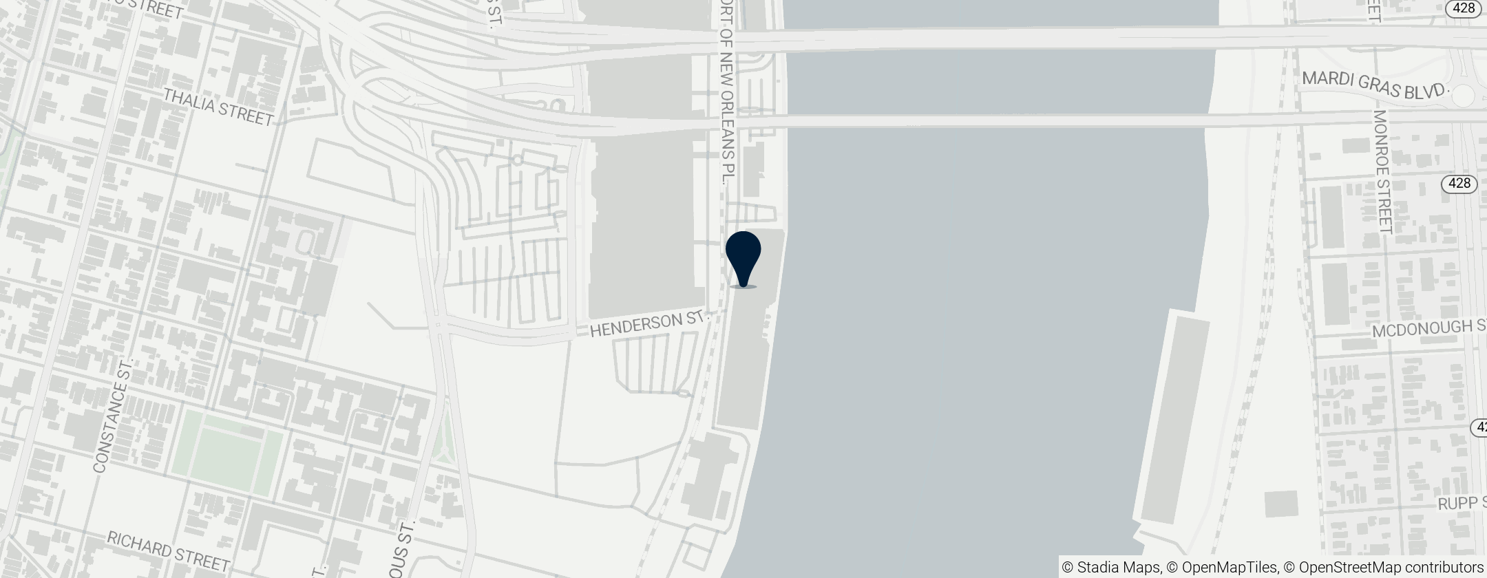 Map of Mardi Gras World