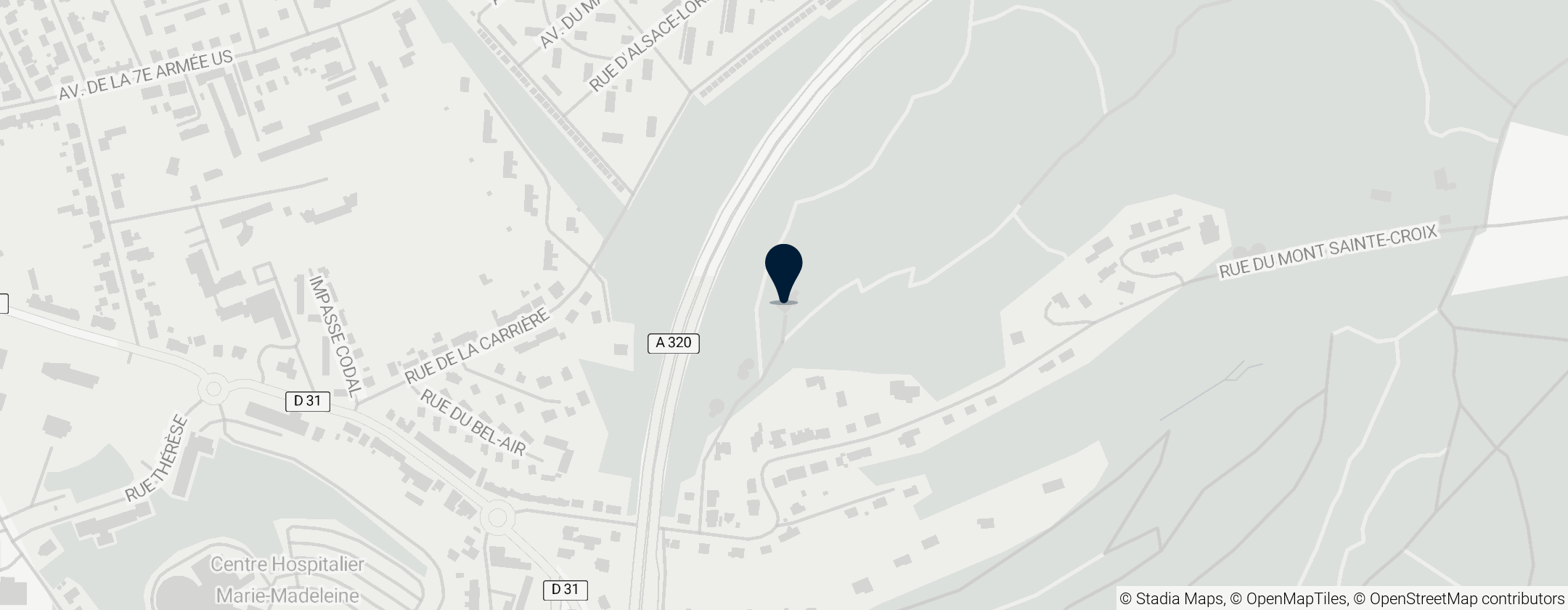 Map of Chapelle Sainte-Croix