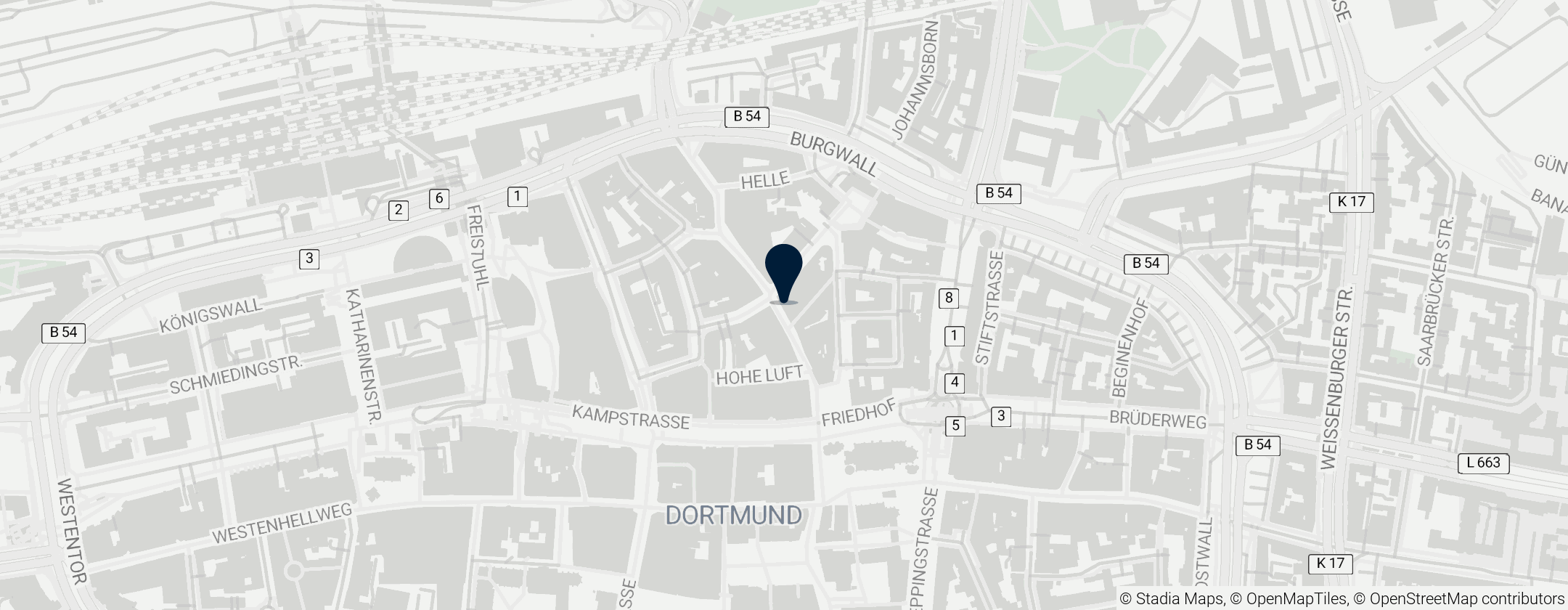 Map of Dortmund Concert Hall