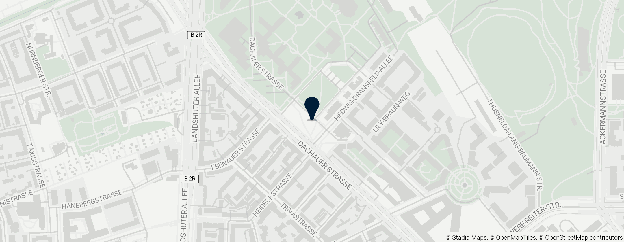 Map of Ehrenmal der Bayrischen Eisenbahntruppe