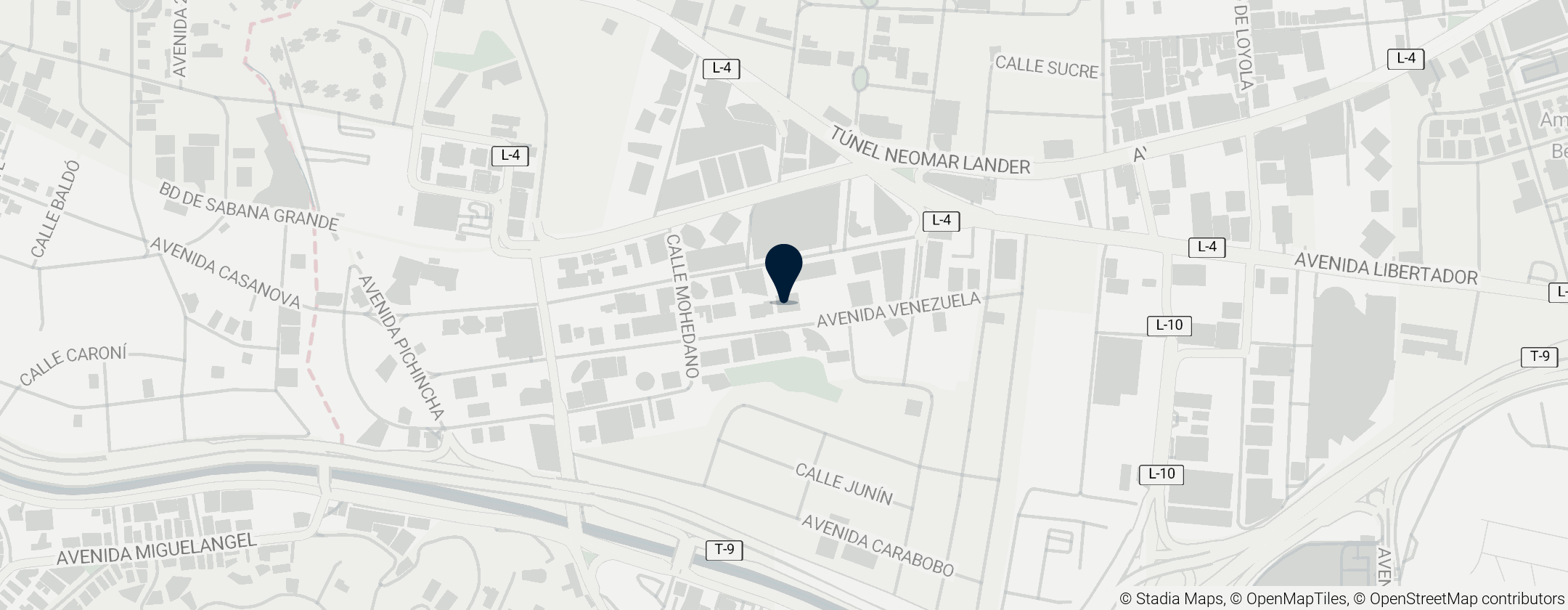 Map of Notaría Pública Séptima del Municipio Chacao