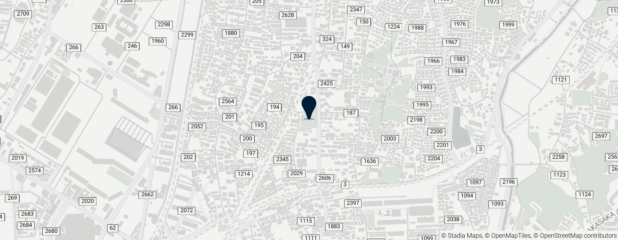 Map of Sagami Kokubun-niji Temple Ruins