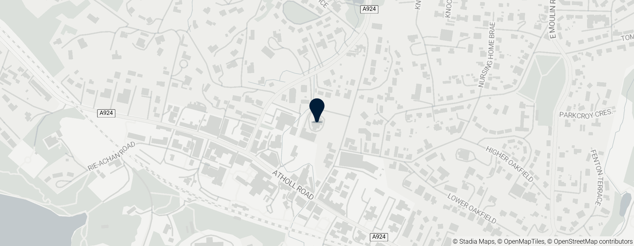 Map of Pitlochry Church of Scotland