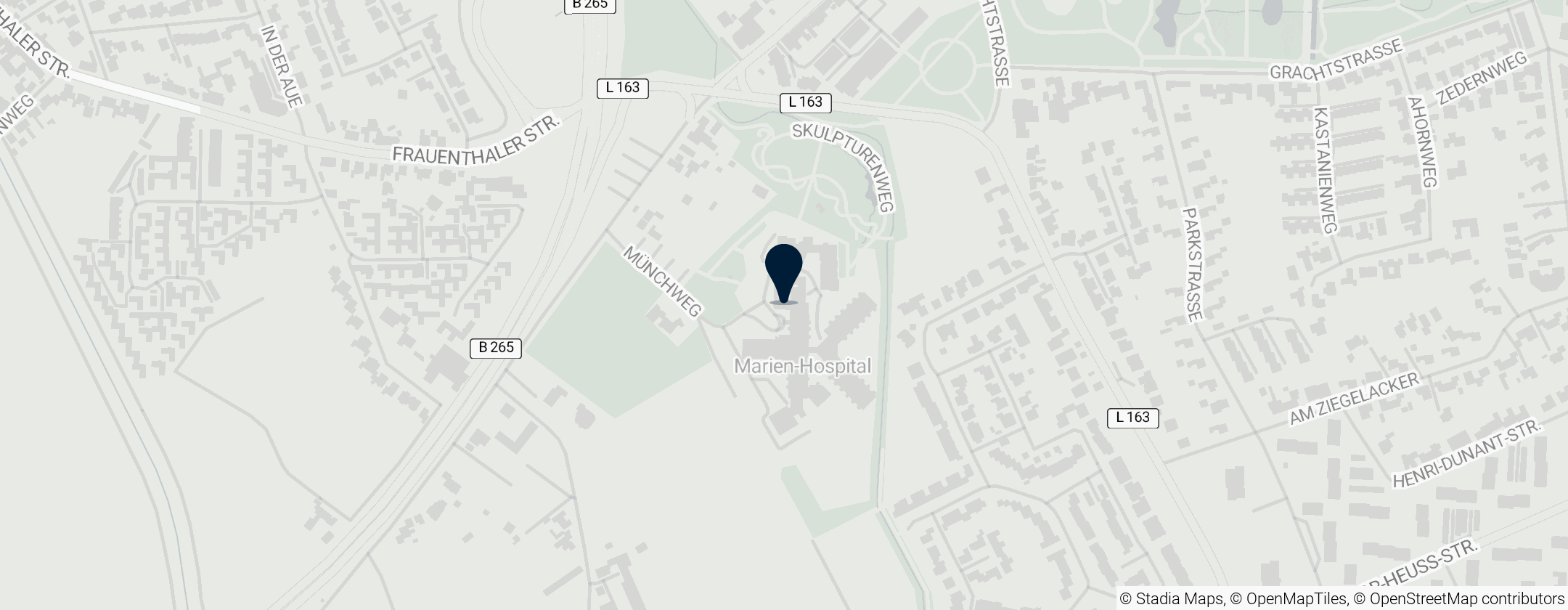 Map of Marienkapelle Frauenthal