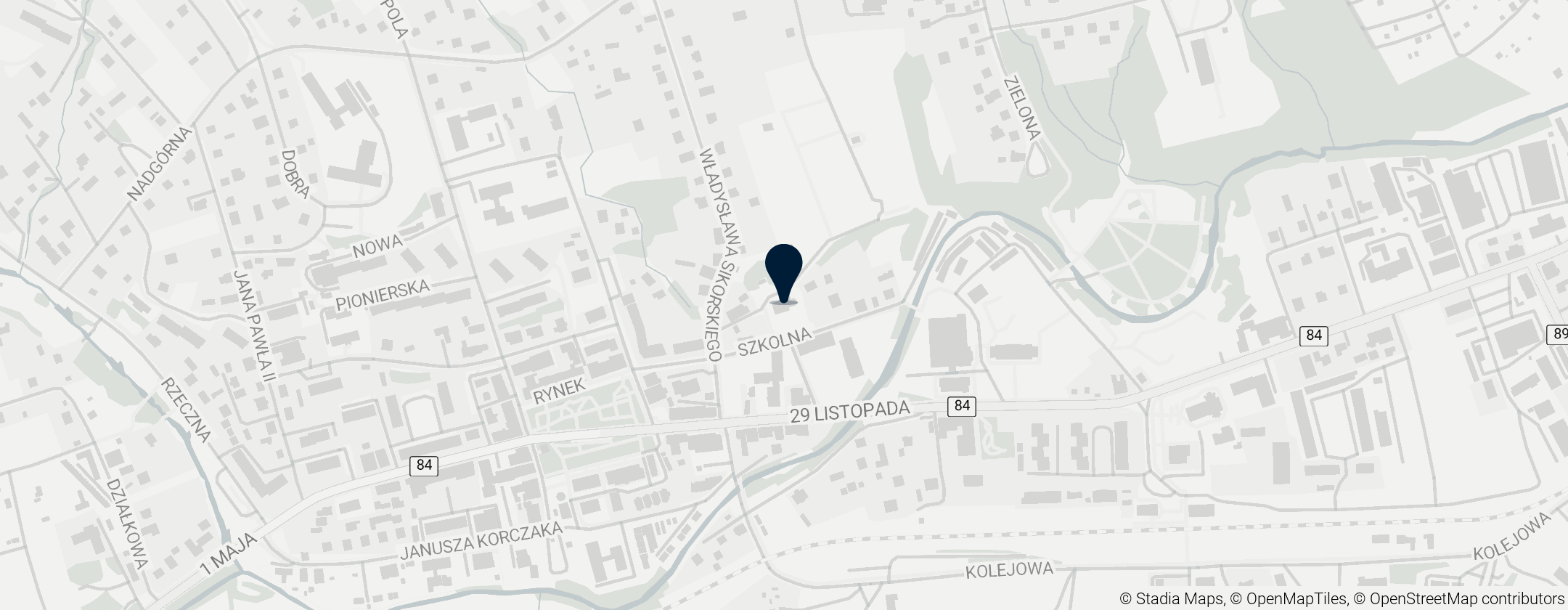 Map of Cerkiew Zaśnięcia Najświętszej Marii Panny w Ustrzykach Dolnych