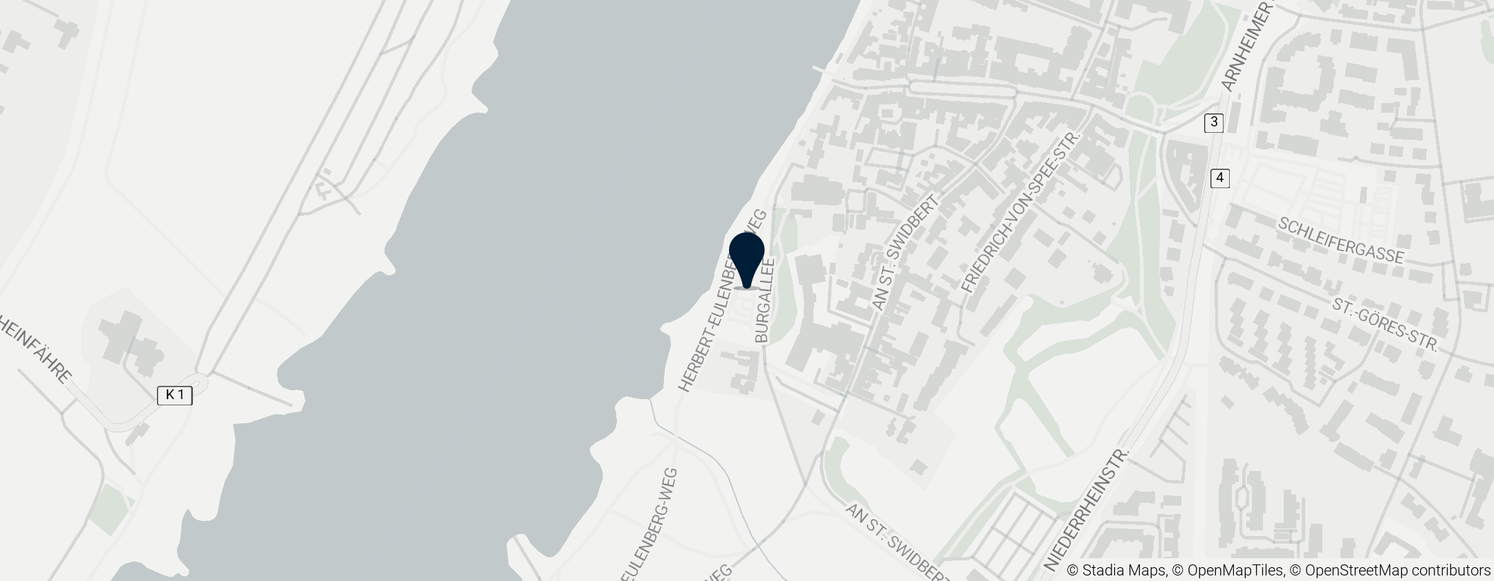 Map of Keizerpalts Kaiserswerth