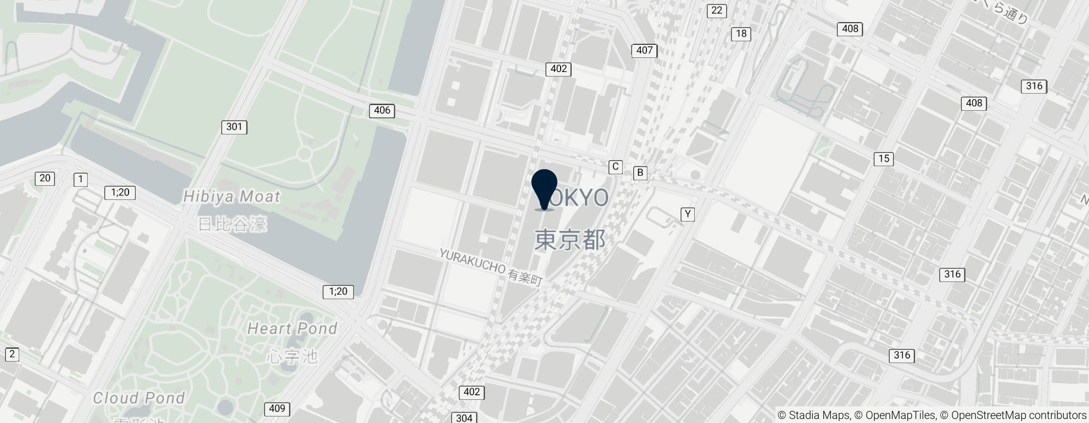 Map of 도쿄 국제 포럼