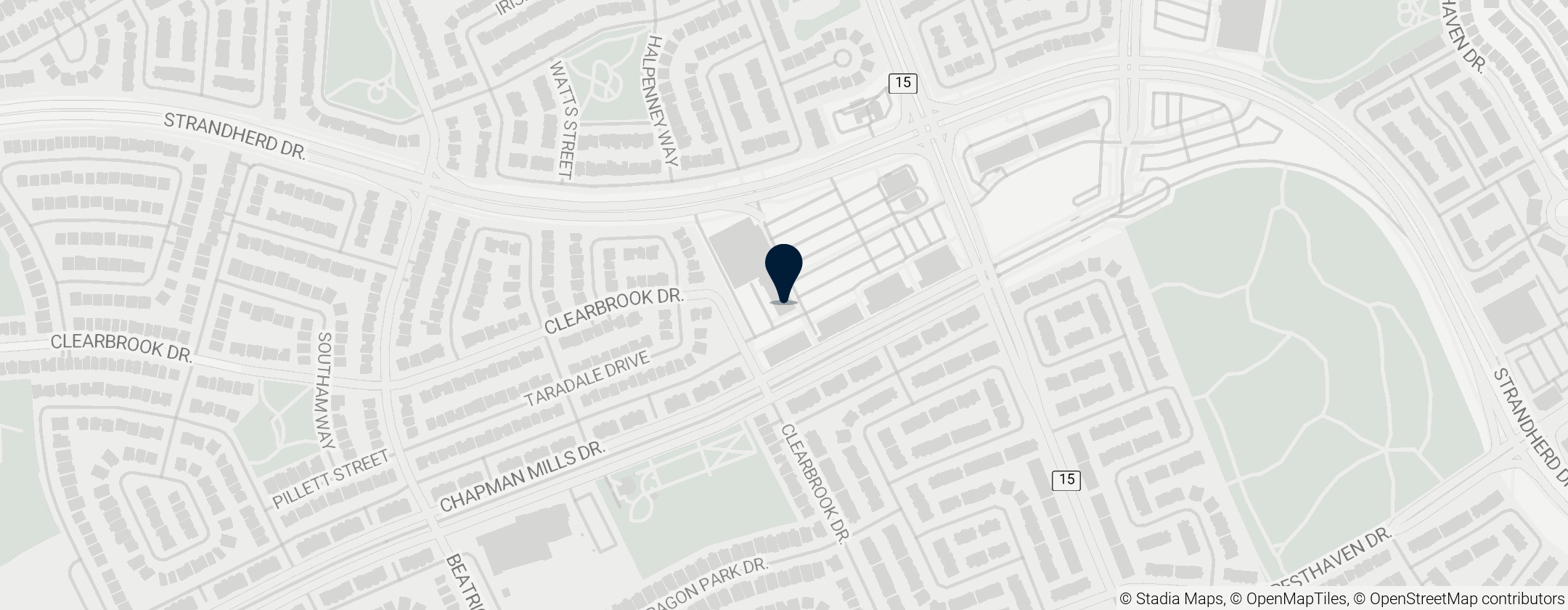 Map of TD Canada Trust