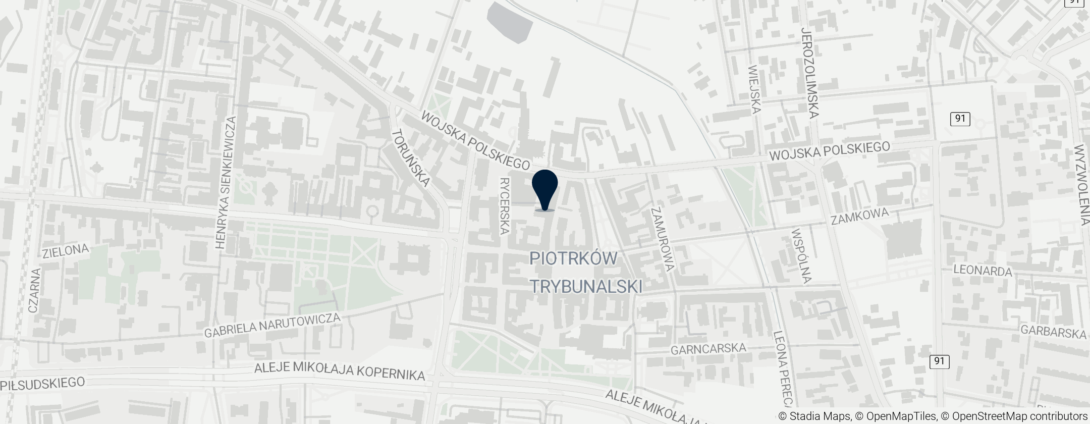 Map of Kościół ewangelicko-augsburski w Piotrkowie Trybunalskim