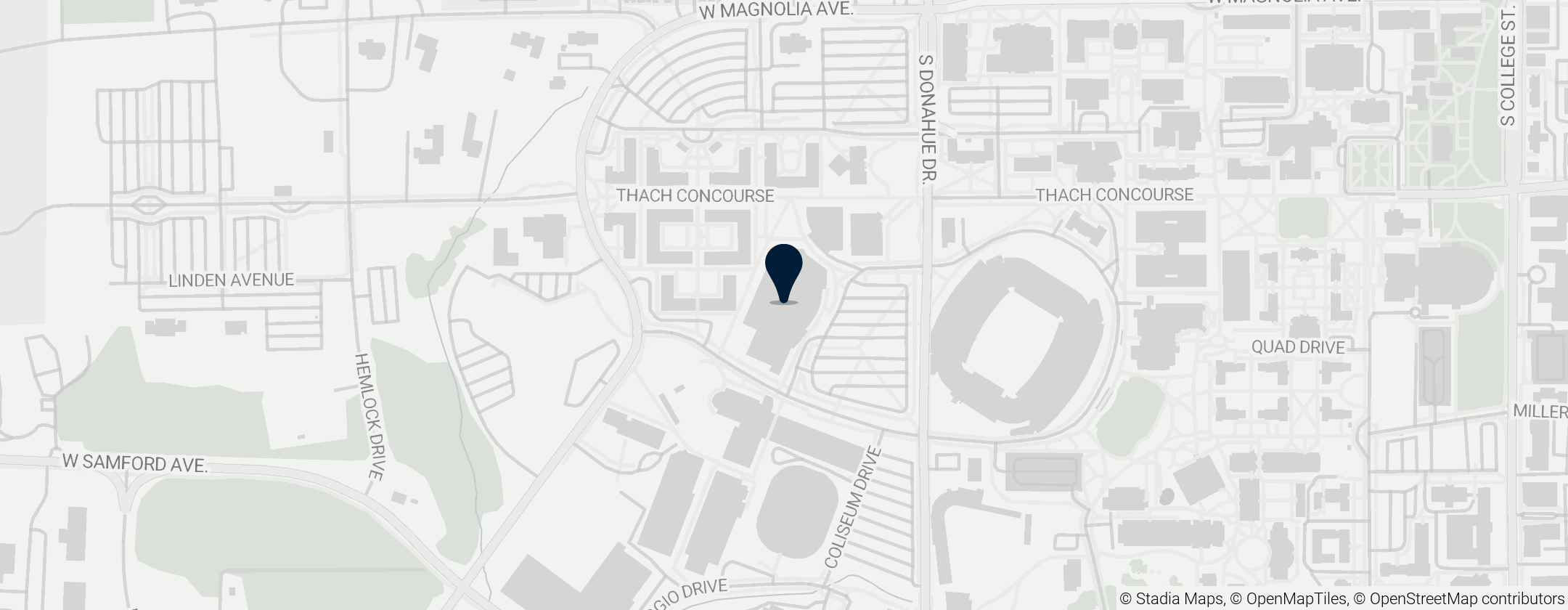 Map of Auburn Arena