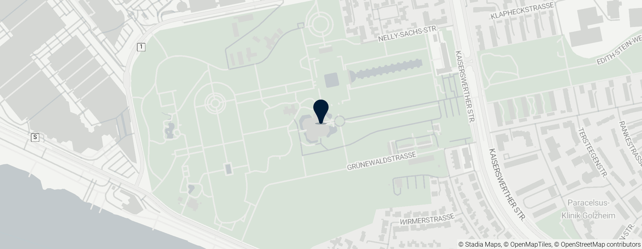 Map of Aquazoo – Löbbecke Museum