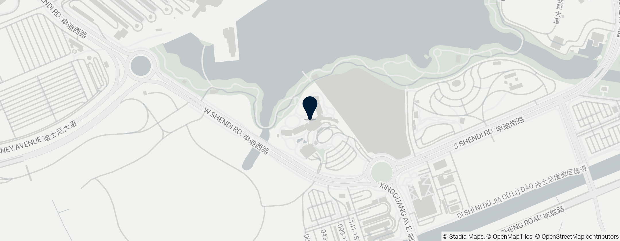 Map of Shanghai Disneyland Hotel