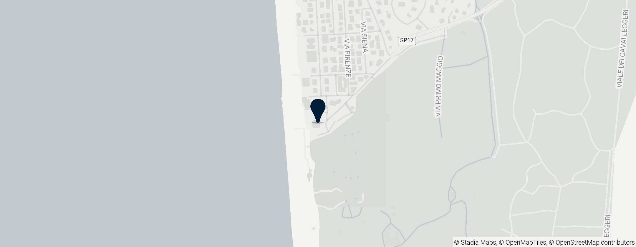 Map of Forte di Marina di Castagneto