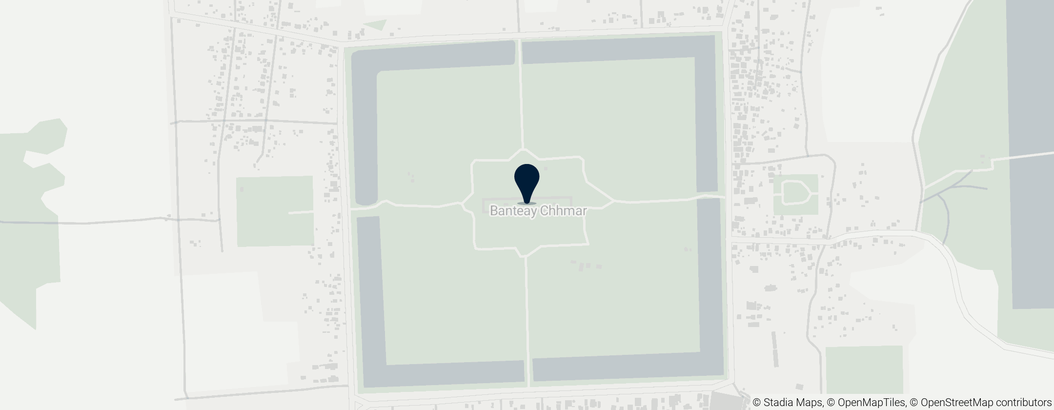 Map of Banteay Chhmar