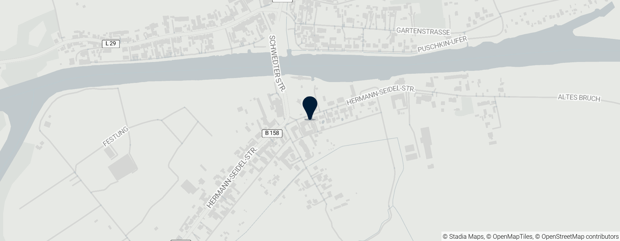 Map of Binnenschifffahrtsmuseum Oderberg